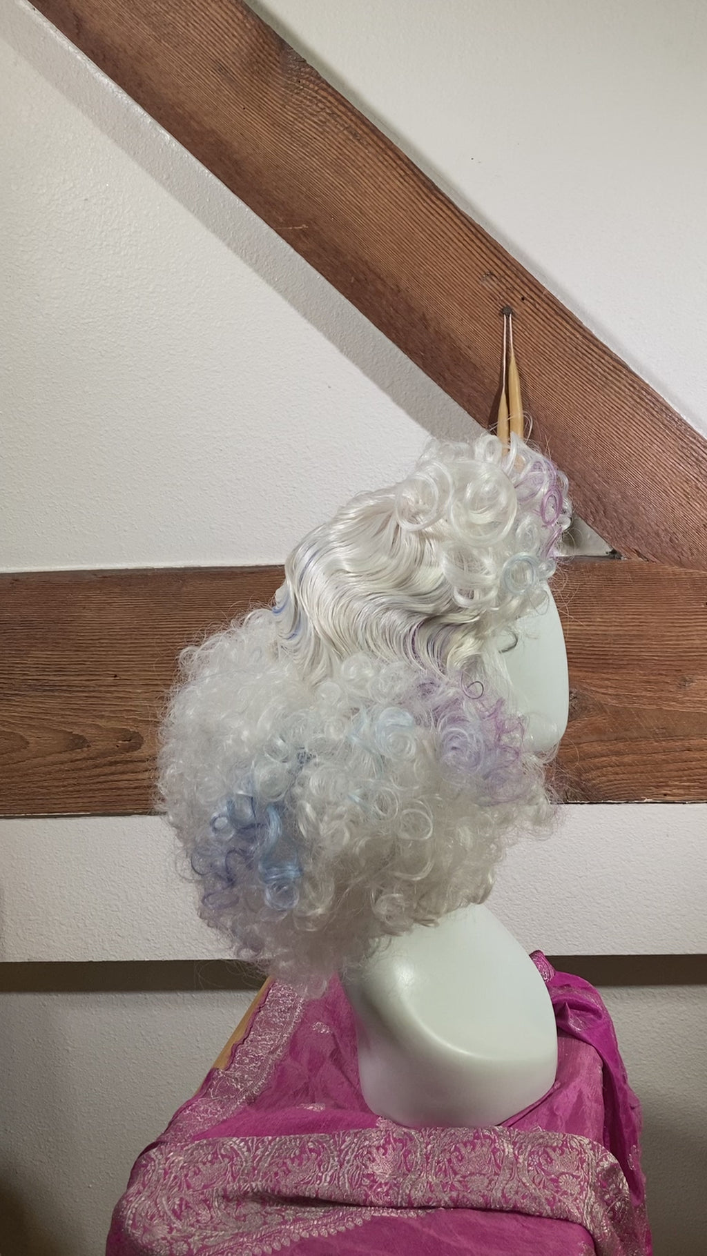 Curly Blonde + Pastel Fantasy